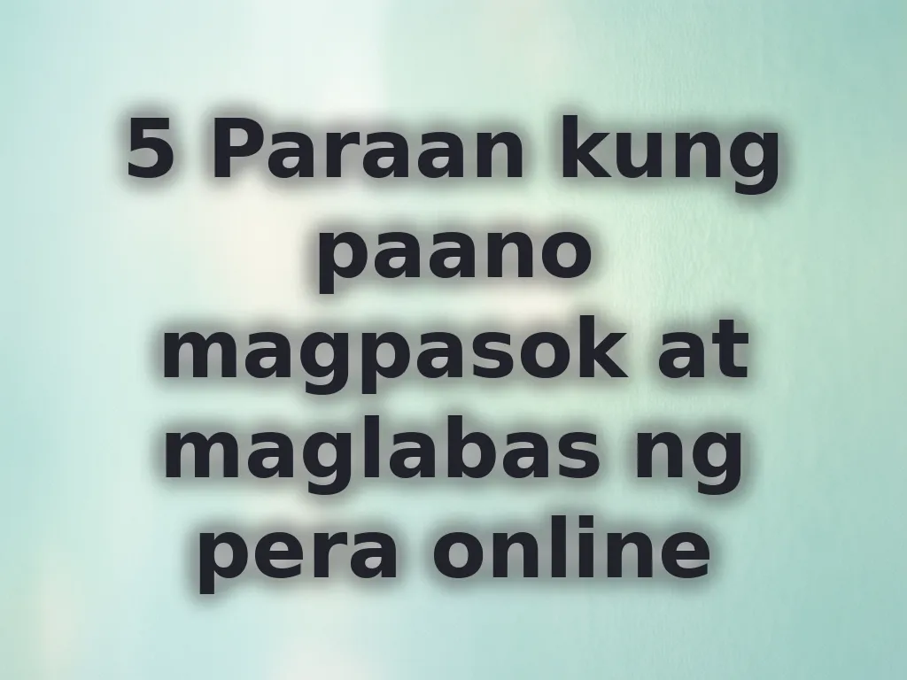 Payment methods